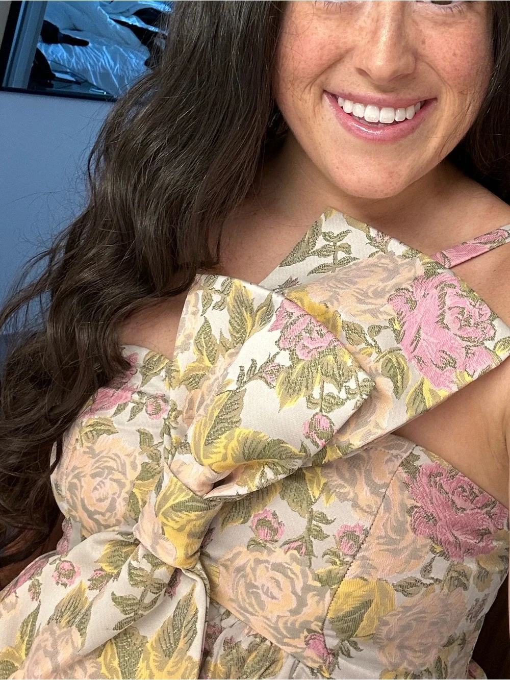 Petal & Pup Floral Maxi Dress in Pink, Yellow and Green - Picture 1 of 3